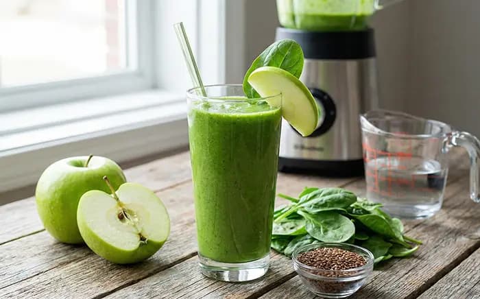 Grüner Apfel-Smoothie