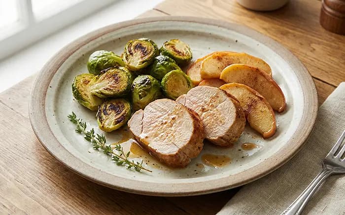 Mageres Schweinefiletgericht